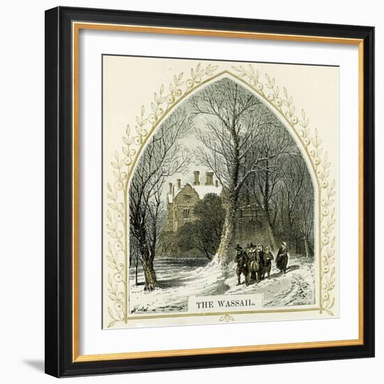 The Wassail - illustration by Birket Foster-Myles Birket Foster-Framed Giclee Print