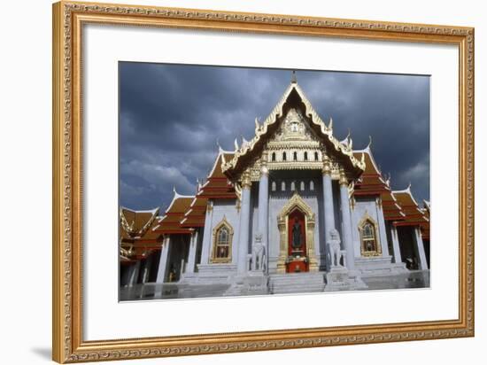 The Wat Benchamabophit or the Marble Temple in Bangkok, Thailand, 20th Century-null-Framed Giclee Print