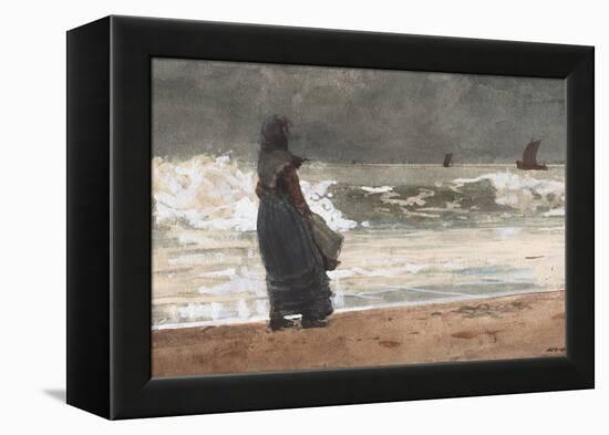 The Watcher, Tynemouth, 1882-Winslow Homer-Framed Premier Image Canvas