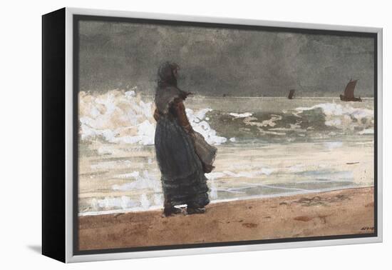 The Watcher, Tynemouth, 1882-Winslow Homer-Framed Premier Image Canvas