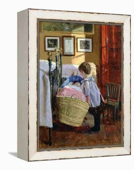 The Watchful Eye, 1889-Viggo Christian Frederik Vilhelm Pedersen-Framed Premier Image Canvas
