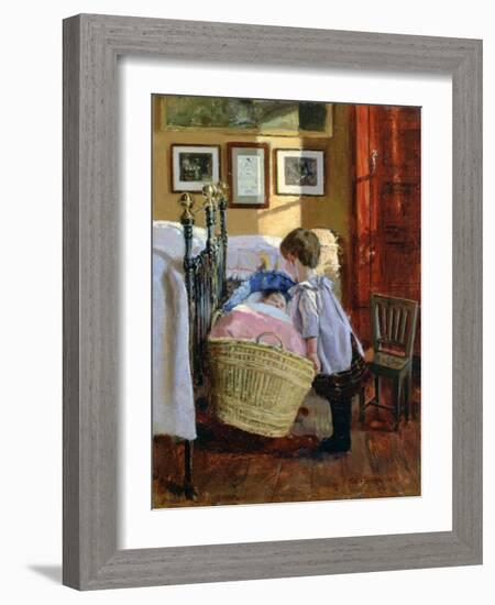 The Watchful Eye, 1889-Viggo Christian Frederik Vilhelm Pedersen-Framed Giclee Print