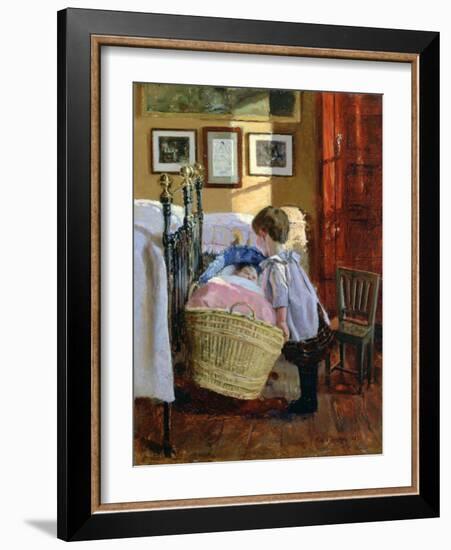 The Watchful Eye, 1889-Viggo Christian Frederik Vilhelm Pedersen-Framed Giclee Print