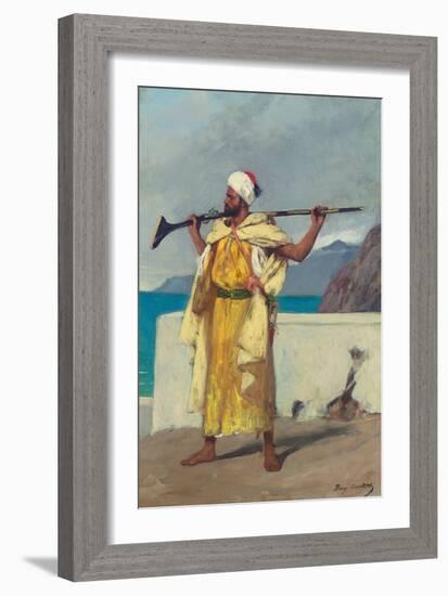 The Watchful Guard-Jean Joseph Benjamin Constant-Framed Giclee Print