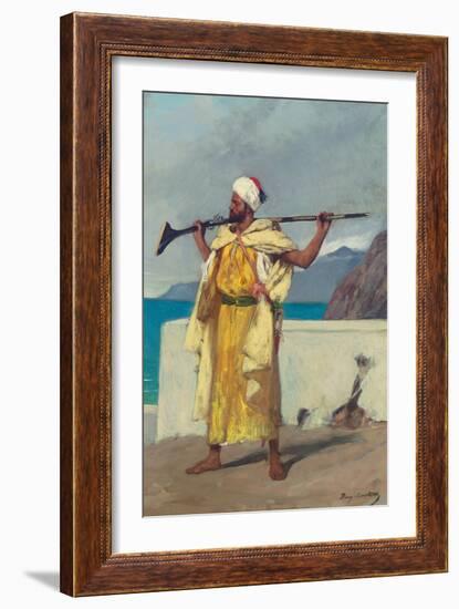 The Watchful Guard-Jean Joseph Benjamin Constant-Framed Giclee Print