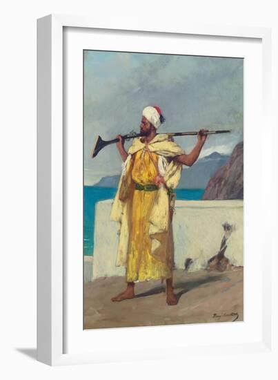 The Watchful Guard-Jean Joseph Benjamin Constant-Framed Giclee Print