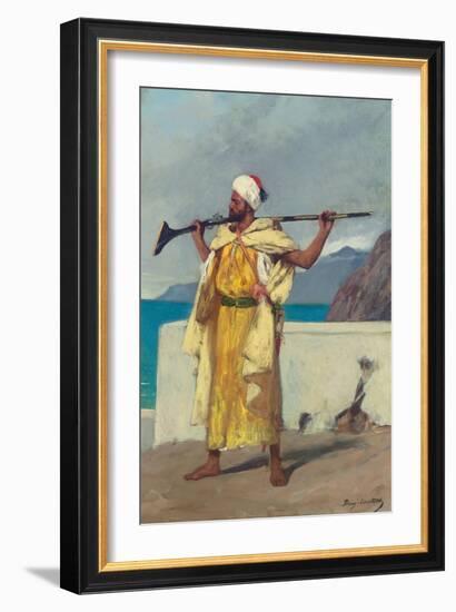 The Watchful Guard-Jean Joseph Benjamin Constant-Framed Giclee Print