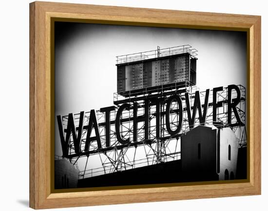 The Watchtower, Jehovah's Witnesses, Brooklyn, Manhattan, New York, Black and White Photography-Philippe Hugonnard-Framed Premier Image Canvas