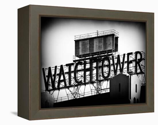 The Watchtower, Jehovah's Witnesses, Brooklyn, Manhattan, New York, Black and White Photography-Philippe Hugonnard-Framed Premier Image Canvas