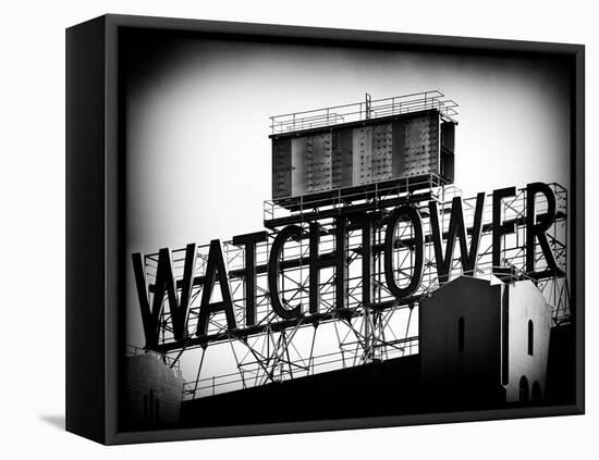 The Watchtower, Jehovah's Witnesses, Brooklyn, Manhattan, New York, Black and White Photography-Philippe Hugonnard-Framed Premier Image Canvas