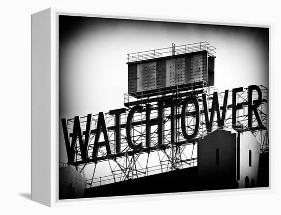 The Watchtower, Jehovah's Witnesses, Brooklyn, Manhattan, New York, Black and White Photography-Philippe Hugonnard-Framed Premier Image Canvas