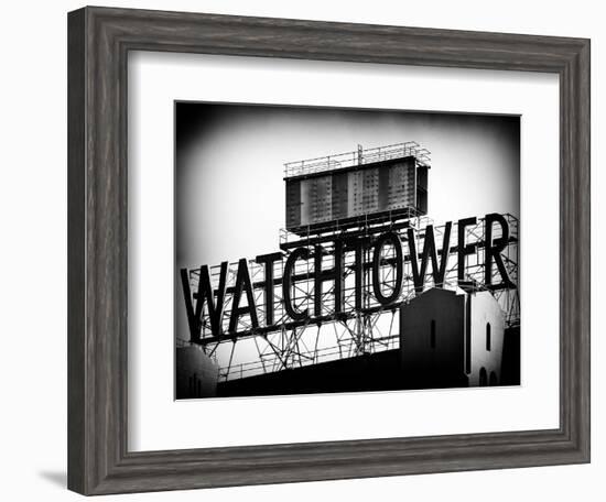 The Watchtower, Jehovah's Witnesses, Brooklyn, Manhattan, New York, Black and White Photography-Philippe Hugonnard-Framed Photographic Print