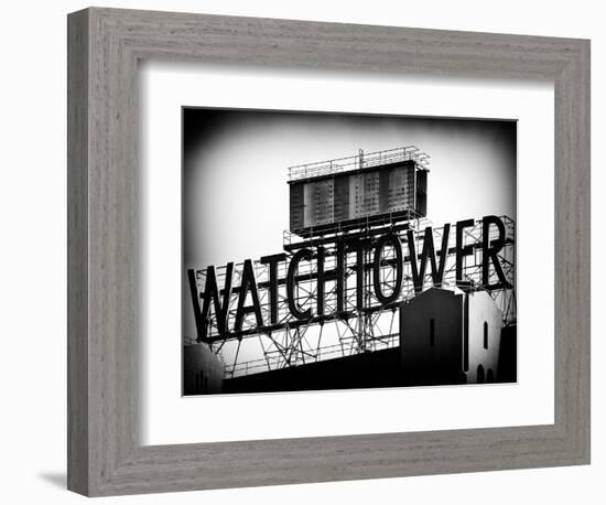 The Watchtower, Jehovah's Witnesses, Brooklyn, Manhattan, New York, Black and White Photography-Philippe Hugonnard-Framed Photographic Print