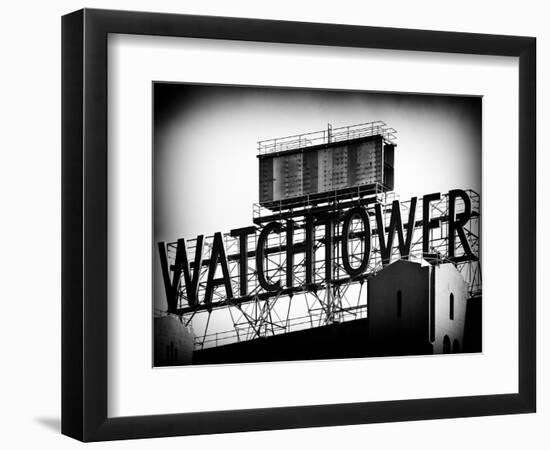 The Watchtower, Jehovah's Witnesses, Brooklyn, Manhattan, New York, Black and White Photography-Philippe Hugonnard-Framed Photographic Print