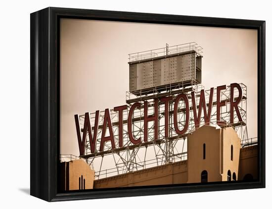 The Watchtower, Jehovah's Witnesses, Brooklyn, Manhattan, New York, White Frame, Vintage-Philippe Hugonnard-Framed Stretched Canvas