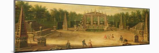 The Water Alley and the Dragon Fountain, Versailles-null-Mounted Giclee Print