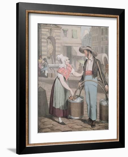 The Water Carrier, 1821-John James Chalon-Framed Giclee Print