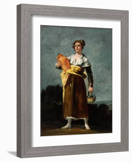 The Water Carrier, C.1808-12 (Oil on Canvas)-Francisco Jose de Goya y Lucientes-Framed Giclee Print