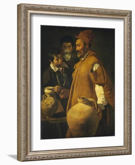 The Water Carrier of Seville-Diego Velazquez-Framed Giclee Print