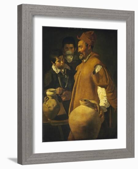 The Water Carrier of Seville-Diego Velazquez-Framed Giclee Print