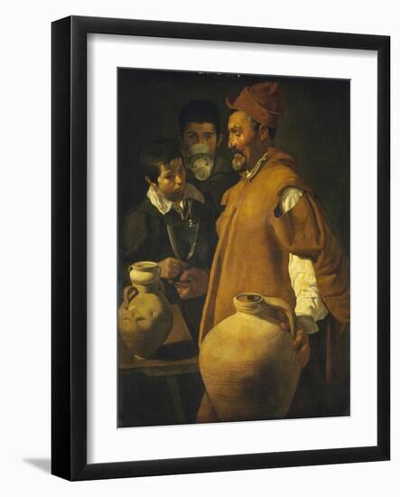 The Water Carrier of Seville-Diego Velazquez-Framed Giclee Print