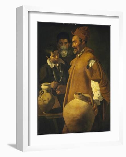 The Water Carrier of Seville-Diego Velazquez-Framed Giclee Print