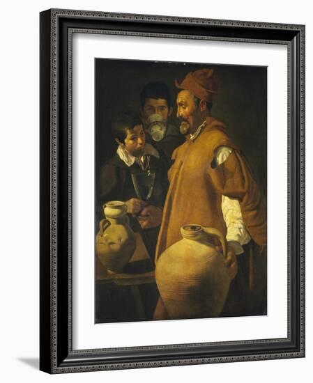 The Water Carrier of Seville-Diego Velazquez-Framed Giclee Print
