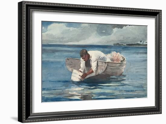 The Water Fan, 1898-99-Winslow Homer-Framed Giclee Print