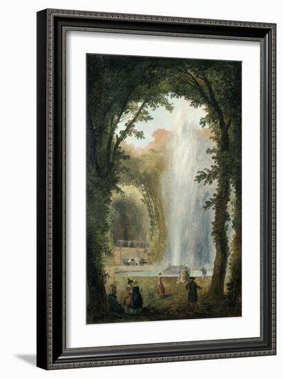 The Water Feature of the Grove of the Museum of Marly, Late 18th-Early 19th Century-Hubert Robert-Framed Giclee Print