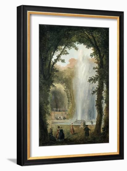 The Water Feature of the Grove of the Museum of Marly, Late 18th-Early 19th Century-Hubert Robert-Framed Giclee Print