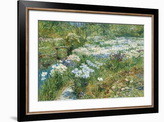 The Water Garden, 1909-Frederick Childe Hassam-Framed Premium Giclee Print