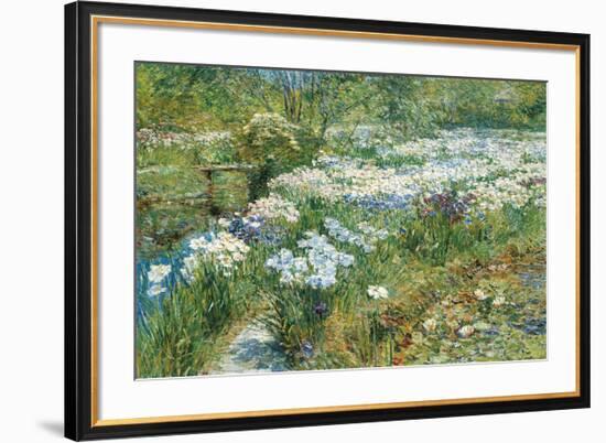 The Water Garden, 1909-Frederick Childe Hassam-Framed Premium Giclee Print