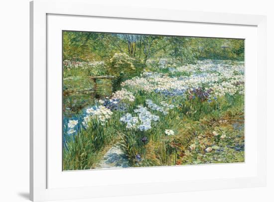 The Water Garden, 1909-Frederick Childe Hassam-Framed Premium Giclee Print