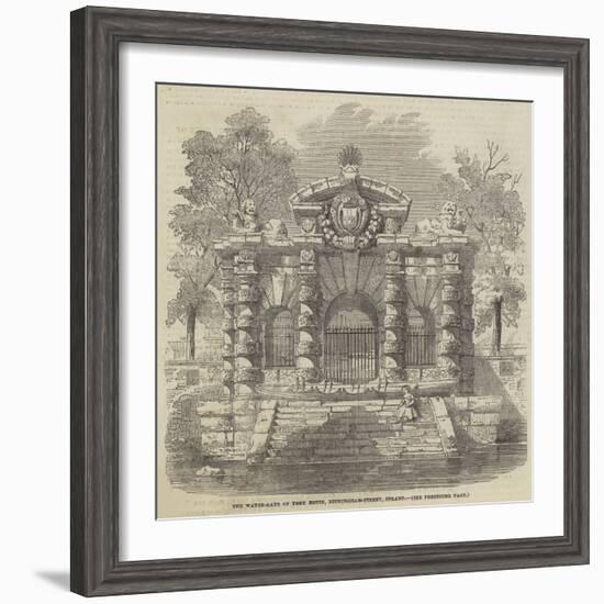The Water-Gate of York House, Buckingham-Street, Strand-null-Framed Giclee Print