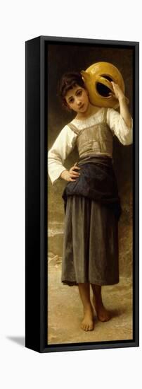 The Water Girl-William Adolphe Bouguereau-Framed Premier Image Canvas