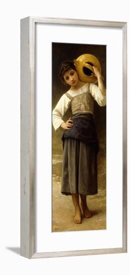 The Water Girl-William Adolphe Bouguereau-Framed Giclee Print