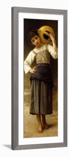 The Water Girl-William Adolphe Bouguereau-Framed Giclee Print
