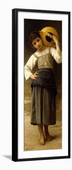The Water Girl-William Adolphe Bouguereau-Framed Giclee Print