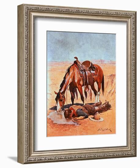 The Water Hole-Stanley L. Wood-Framed Giclee Print