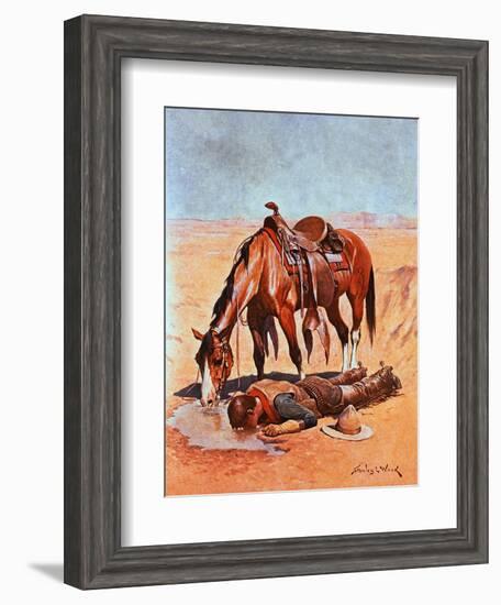 The Water Hole-Stanley L. Wood-Framed Giclee Print