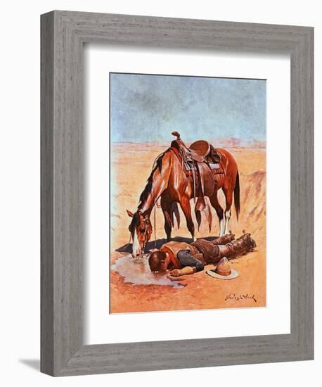 The Water Hole-Stanley L. Wood-Framed Giclee Print