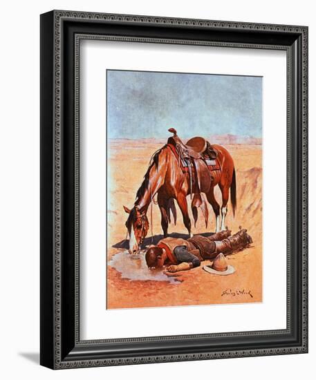 The Water Hole-Stanley L. Wood-Framed Giclee Print