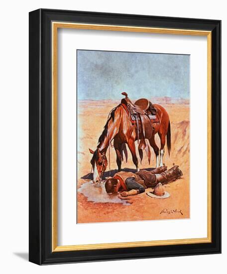 The Water Hole-Stanley L. Wood-Framed Giclee Print