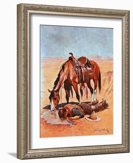 The Water Hole-Stanley L. Wood-Framed Giclee Print