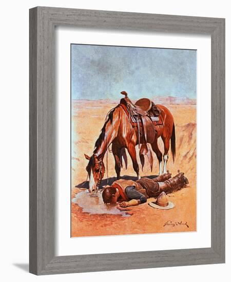 The Water Hole-Stanley L. Wood-Framed Giclee Print