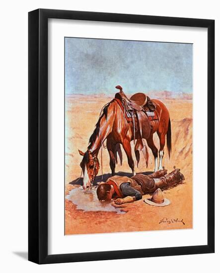 The Water Hole-Stanley L. Wood-Framed Giclee Print