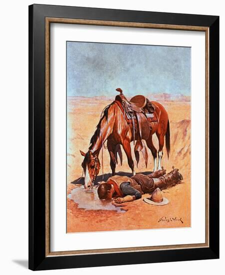 The Water Hole-Stanley L. Wood-Framed Giclee Print