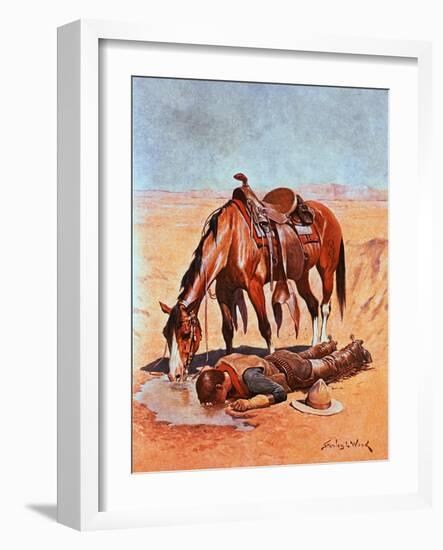 The Water Hole-Stanley L. Wood-Framed Giclee Print