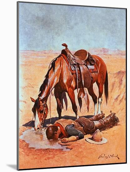 The Water Hole-Stanley L. Wood-Mounted Giclee Print