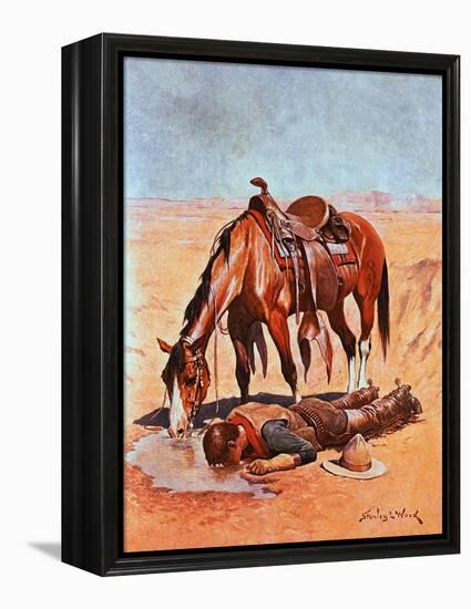 The Water Hole-Stanley L. Wood-Framed Premier Image Canvas